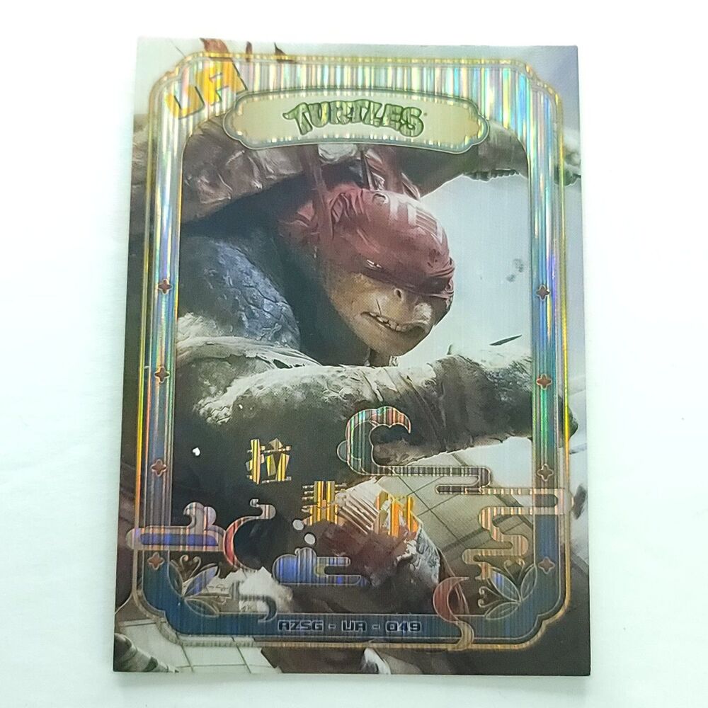 Raphael Pull Rise Of The Teenage Mutant Ninja Turtles Trading Card TMNT UR-049